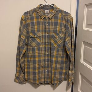 Men’s flannel Quicksilver long sleeve shirt